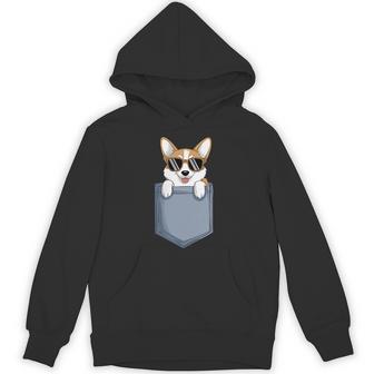 Corgi In The Pocket Cute Corgi Dog Lovers Hoodie - Monsterry