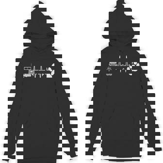 Cute 4x4 Off Road Driving Dog Cat Paw Heartbeat Offroading Unisex Hoodie | Mazezy