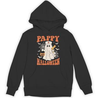 Cute Boo Ghost Nurses Pappy Halloween Obgyn Speculum Hoodie - Thegiftio UK