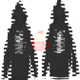 Cute Santa Hedgehog Eggnog Hedge Nog Merry Christmas Hoodie - Monsterry