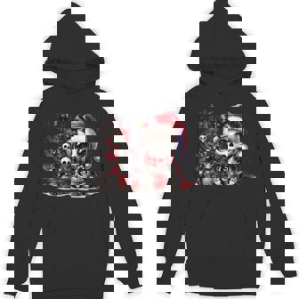 Cute Skeleton Skull Christmas Gothic Christmas Tree Hoodie | Mazezy