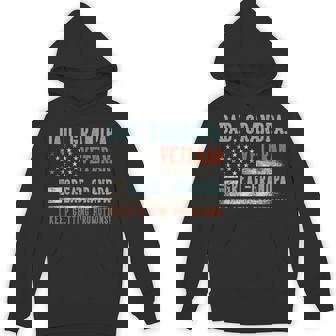 Dad Grandpa Veteran Great Grandpa Usa Flag Papa Father's Day Hoodie | Seseable FR