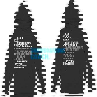 Dad Superhero Sandboarding Coach Sandboarding Coach Unisex Hoodie | Mazezy