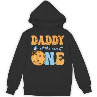 Daddy Of The Sweet One Cookies And Milk Birthday Party Hoodie - Monsterry