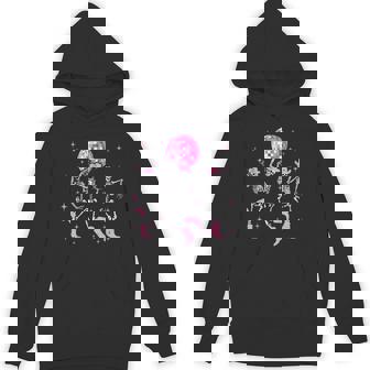 Dancing Skeleton Disco Cowgirl Cowboy Skeleton Hoodie | Seseable UK