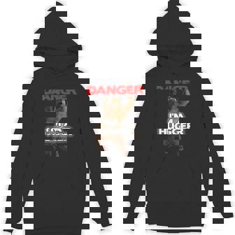 Danger I'm A Big Hugger 面白い危険な熊のハギング パーカー - Kawaiitshirt