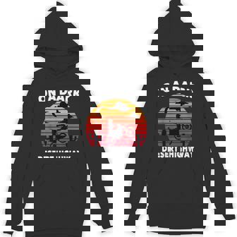 Desert On A Dark Desert Highway Mojave Cactus Retro Unisex Hoodie | Mazezy