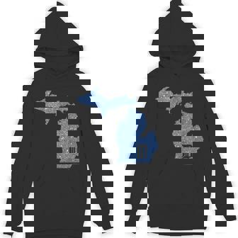 Detroit Michigan Shirt Motor City D Mitten T-Shirt Unisex Hoodie | Mazezy