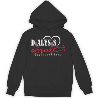 Dialysis Squad Dialysis Technician Hemodialysis Nephrology Hoodie - Thegiftio UK
