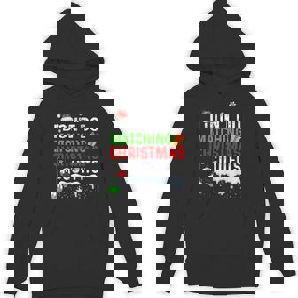 I Don't Do Matching Christmas Outfits Family Holiday Humor Hoodie - Monsterry