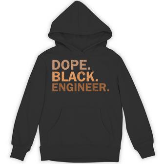 Dope Black Engineer Melanin Black Month African Engineer Hoodie - Thegiftio UK