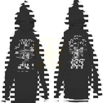 Dost Thou Even Hoist Medieval Knight Gym Workout Lift Hoodie - Monsterry