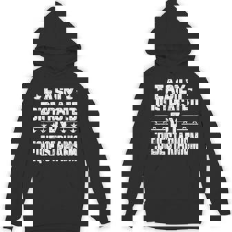 Easily Distracted By Equestrianism Equine Horse Equestrian Unisex Hoodie | Mazezy