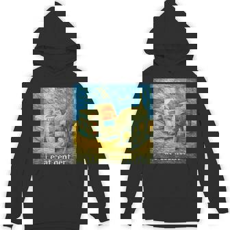 I Eat Cement 猫 ゴッホ 印象派 絵画 美学 パーカー - Kawaiitshirt