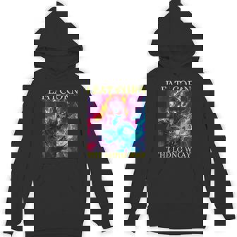 I Eat Corn The Long Way Embarrassing Skull Skeleton Meme Pun Hoodie - Monsterry