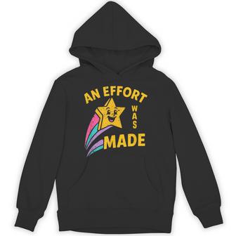 An Effort Was Made All Seeing Eye Vintage Humor Hoodie - Thegiftio UK