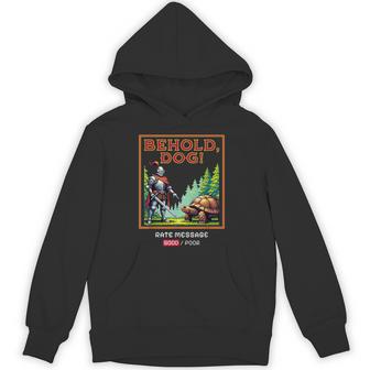 Elden Behold Dog Soulsborne Praise The Dog Meme Hoodie - Thegiftio UK