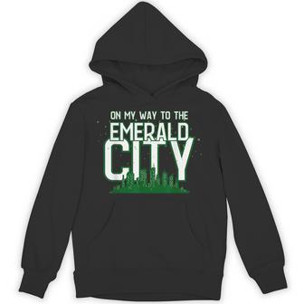 On My Way To The Emerald-City Graphic Wiz Casual Hoodie - Thegiftio UK