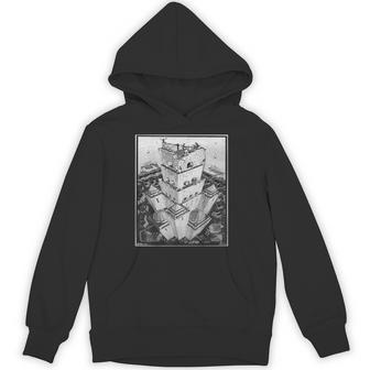Escher's Tower Of Babel Hoodie - Thegiftio UK