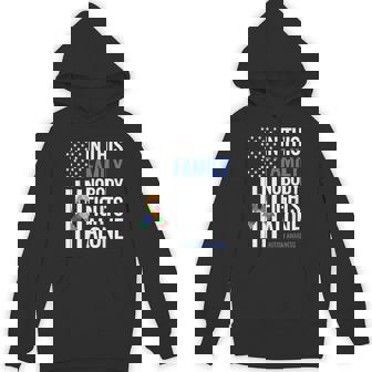 In This Family Nobody Fights Alone Blue Autism Awareness Hoodie | Seseable UK
