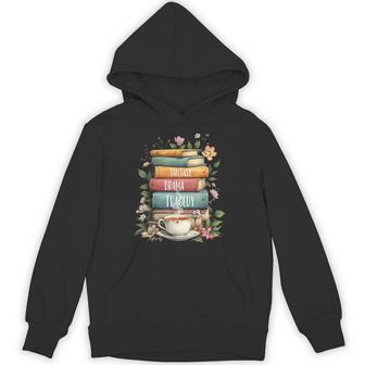 Fantasy Drama Tragedy Book Lover Subtle Watercolor Hoodie - Seseable