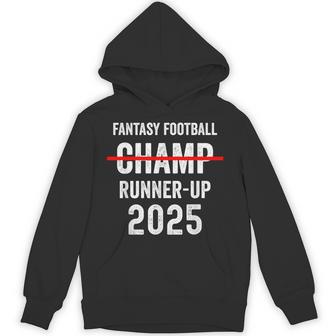Fantasy Football 2025 League Runner-Up 2025 Ffl 2Nd Place Hoodie - Thegiftio UK