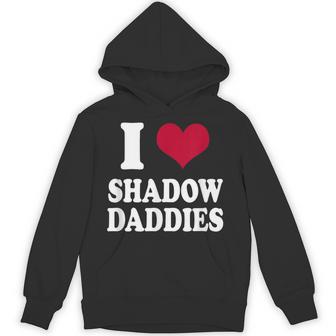 Fantasy Romantasy Book Lover I Love Heart Shadow Daddies Hoodie - Thegiftio UK