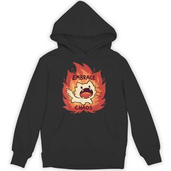 Fire Embrace Chaos Hoodie - Thegiftio UK