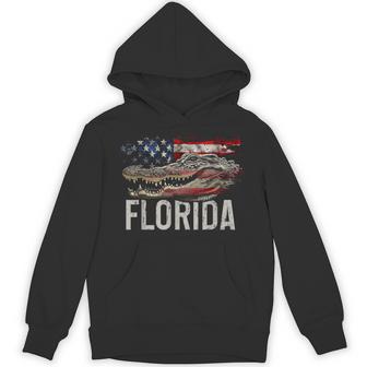 Florida Alligator Everglades National Park Souvenir Hoodie - Thegiftio UK