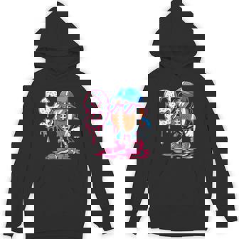 Football 9 Year Old Ice Cream Drip 9Th Birthday Hoodie | Mazezy