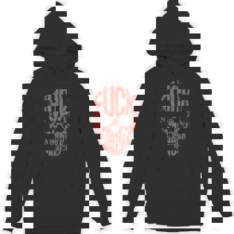 Fuck Cancer Skull Cancer Awareness Fight Cancer Hoodie - Monsterry