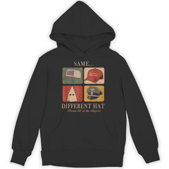 A Fun Puzzle SameDifferent Hat Protest Hoodie - Thegiftio UK