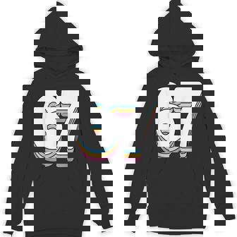 6 7 Meme Six Seven Gen Alpha Slang 67 Hoodie | Mazezy