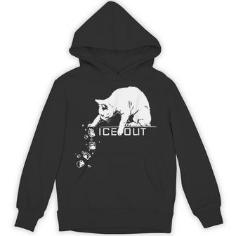 Abolish Ice Out Cat Pushing Icecubes Meme Hoodie - Thegiftio UK