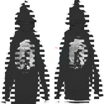 Bigfoot Santa Moon Christmas Lights Xmas Sasquatch Hoodie | Seseable UK