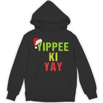 Christmas Sweater Yippee-Ki-Yay Christmas Xmas Hoodie | Mazezy