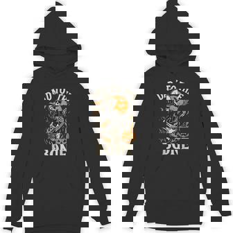 Dad To The Bone Skeleton With Guitar Halloween Hoodie - Seseable