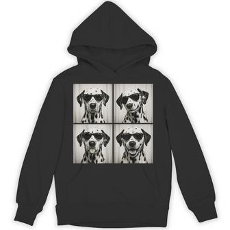 Dalmatian Dog Lover Cute Dalmatian Photo Booth Hoodie - Thegiftio UK