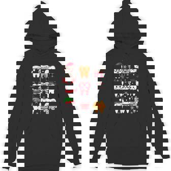 Dental Christmas Cute Th Costume Dentist Santa Hat Hoodie - Monsterry