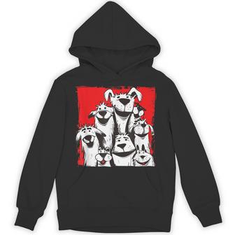 Dog Group Comic Dog Love Hoodie - Thegiftio UK