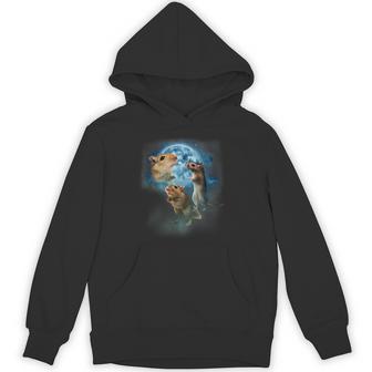 Gerbil Gerbils Howling At The Moon Hoodie - Thegiftio UK