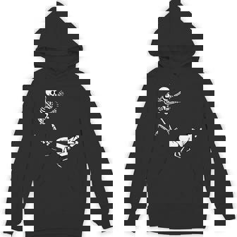 Greyhound Running Skeleton Halloween Hoodie | Mazezy