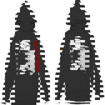 I Hate My Job Retro Toothbrush Toilet Paper Hoodie - Monsterry