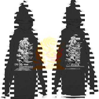 Japanese Kawaii Ramen Noodles Water Bear Tardigrade Hoodie | Mazezy