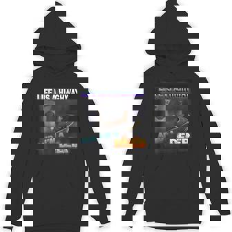 Life Is A Highway And I'm A Deer & Meme Deer Hoodie - Monsterry