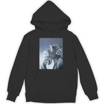 Lion Monkey Meme Ragebait Meme Brain Red Gen Alpha Meme Hoodie - Thegiftio UK