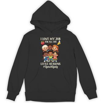 Lunch Lady School Aide Appreciation Graphic Hoodie - Thegiftio UK