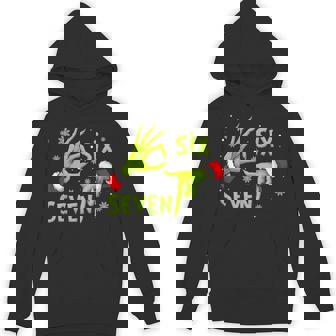 Six Seven 67 Meme 6 7 Christmas Elf Hand Boys Ns Hoodie | Mazezy