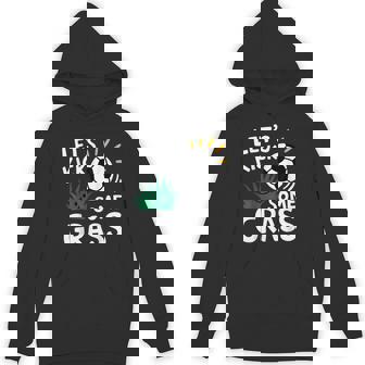 Soccer Player Let's Kick Some Grass Sports Lover Hoodie | Mazezy