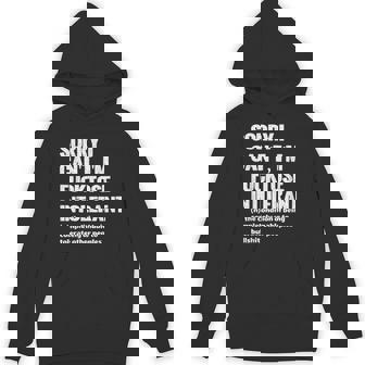 Swearing Sorry I'm Fktose Intolerant Women's Men's Hoodie | Mazezy